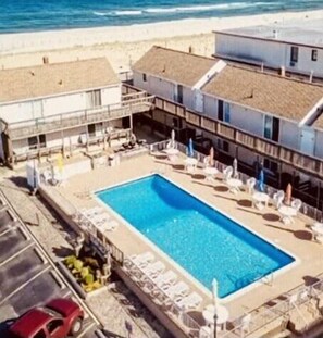 You’re going to love this Awesome Oversized Pool. 
Best location in all of LBI..