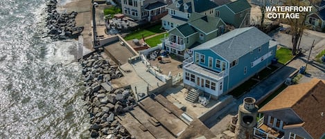 View from above showing relationship to Lake Erie