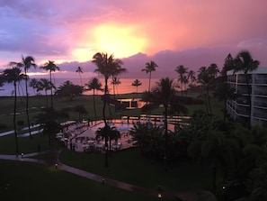 Sunset picture taken from our lanai