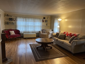 Living room with sleeper sofa