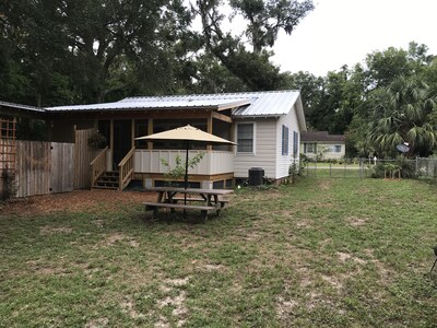 Cozy House with a fenced yard