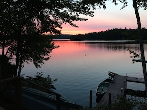 Sunrise taken on the deck of 11 Mass