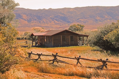 The cabin has great views of Centennial Ridge and Sheep Mountain. Surrounded...