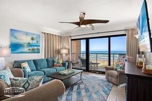 The Living Room Features a Sleeper Sofa
