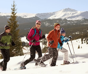 Explore the San Juan mountains with our snowshoes (provided free!)