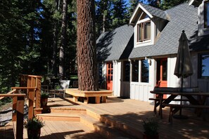 Lakeside deck