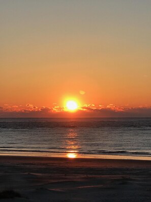 Enjoy gorgeous sunrises from the balcony