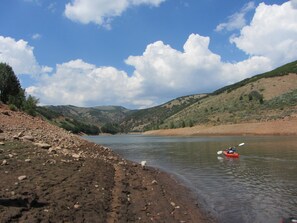 Local lakes and reservoirs.