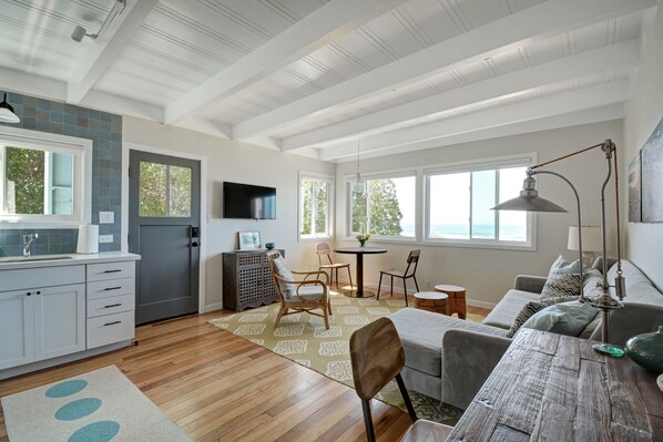 Ocean view from living area
