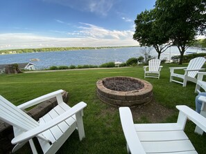 We are right on the lake with our own pier!  Get the marshmallows ready!
