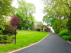 Beautiful grounds with plenty of parking!  Street parking not allowed!