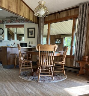 Dining area off kitchen.