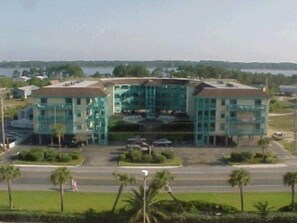 View of Sea Breeze Condo's from ocean side