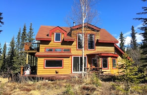 Lounge outside on the east facing deck