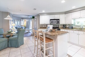 Open Kitchen/Dining/Living Area
