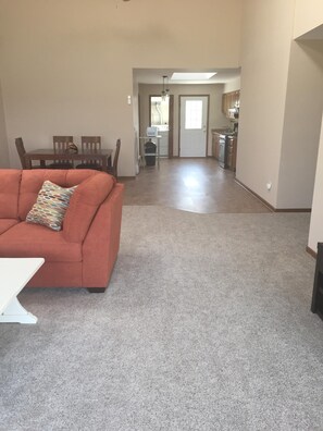 Living Room, Dining Room, Kitchen View
