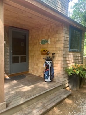 Entry to main house