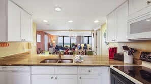 kitchen with a view