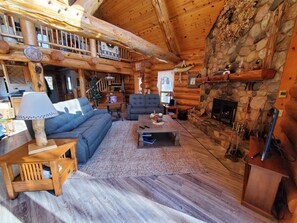 New flooring and couches.