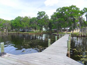 Your river and canal front old world Florida River House awaits