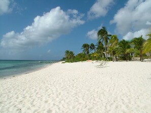Spotts beach is comparable to Seven Mile Beach