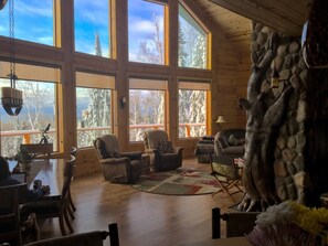 Huge Great Room with views of Lake Superior