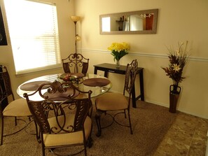 Dining Area with
View of Lake