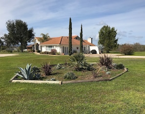 Guest house from yard