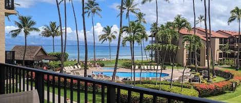 View of the beautiful ocean from our lanai