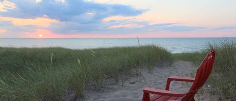 Beautiful sunsets from the top of the dune