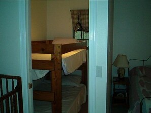 Small bedroom with bunk beds