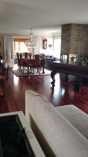 Living Room opens to Dining Room