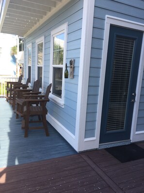 Rear deck