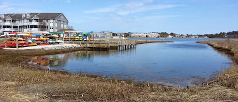 View from the end of our street. Perfect for launching your kayak or fishing.