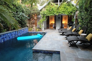 Very private backyard area.