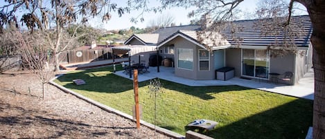 Private and spacious backyard