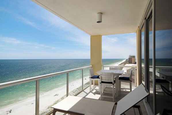 Balcony view of Navarre Beach