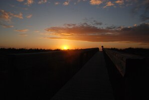 Sunset from the house