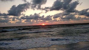 Sunset on the beach