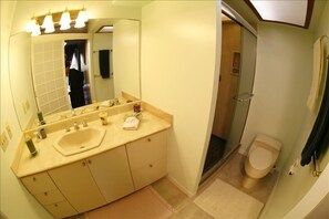 Bedroom bathroom - Big shower & big vanity -  good water pressure!
