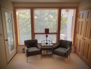 Chairs in quiet sitting area