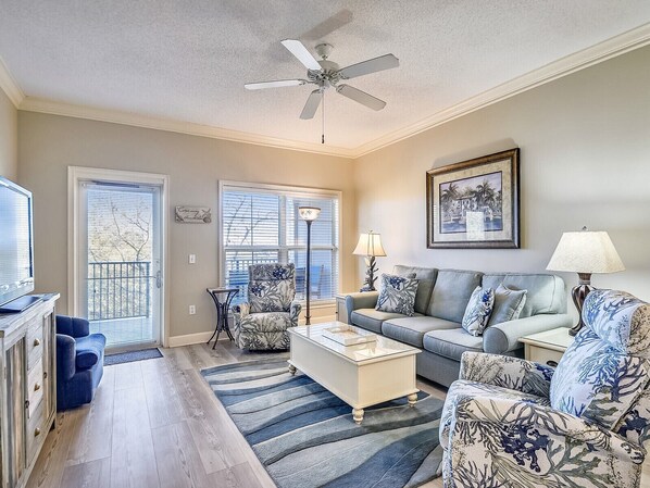 Living Room at 304 North Shore Place