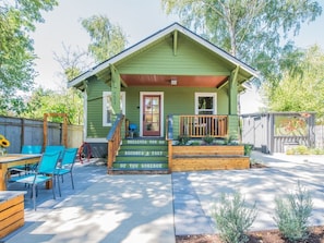 Front Break, is a fully restored 1920's bungalow, that is super inviting!