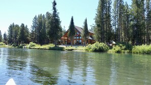 View from down river