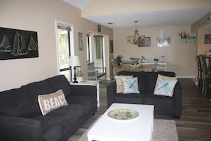 Couches in living room
