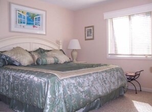 Luxurious king-size bed...