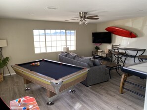 Amazing NEWLY REMODELED GAME ROOM!