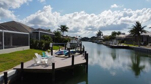 View down the canal... paddle through for a great view!