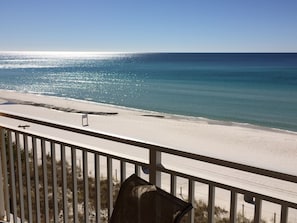 Amazing ocean view from our balcony!