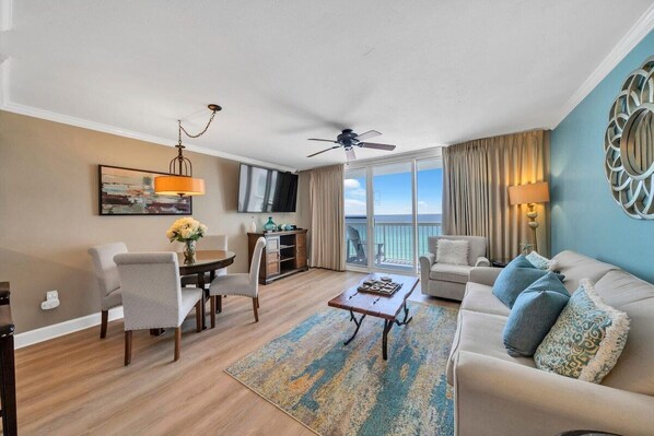Living and dining area